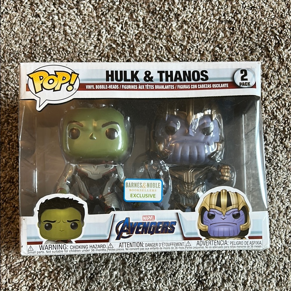 Hulk & Thanos Pop! Vinyl Figures 2-Pack